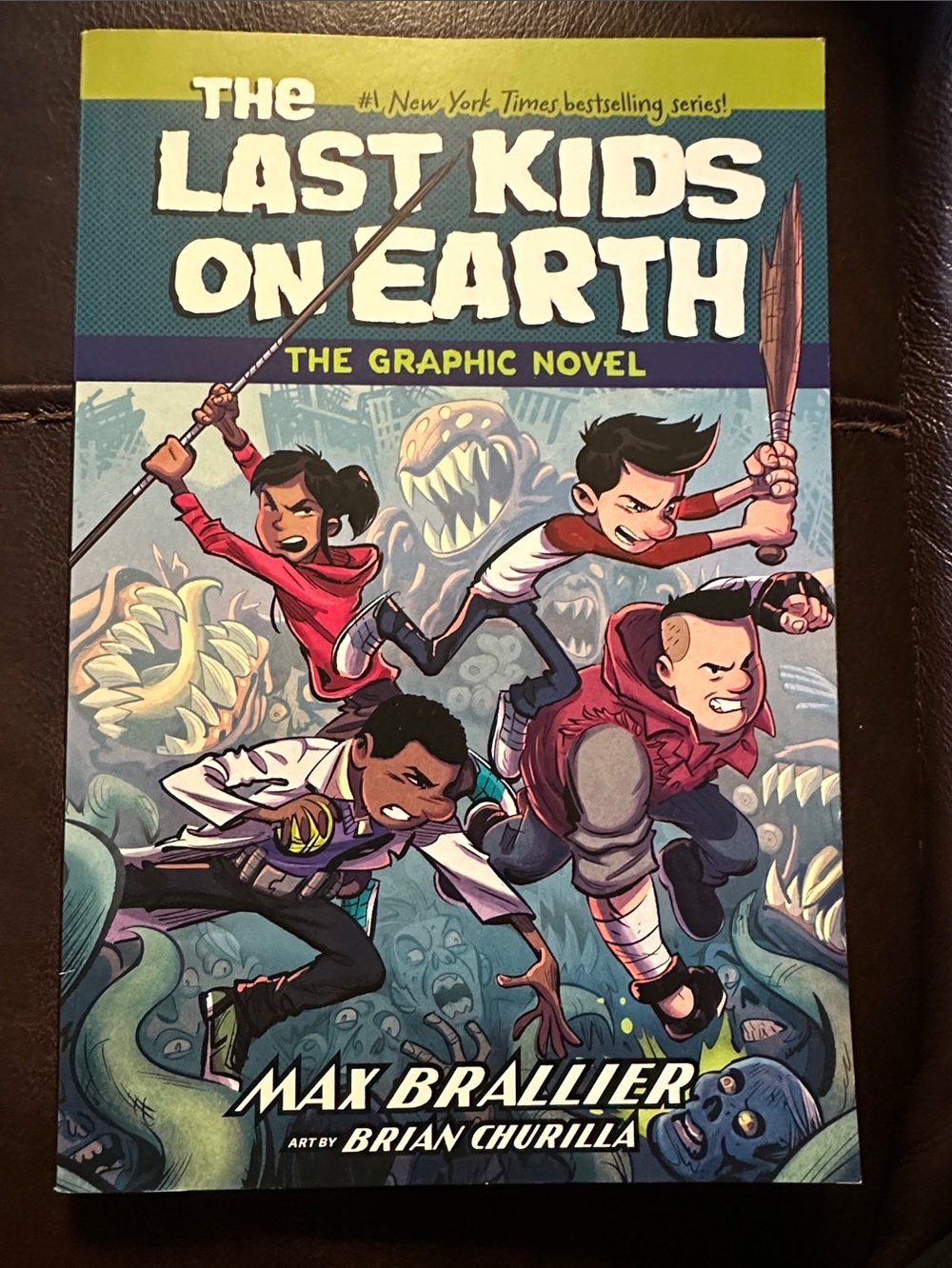 The Last Kids on Earth paperback graphic novel by Max Brallier